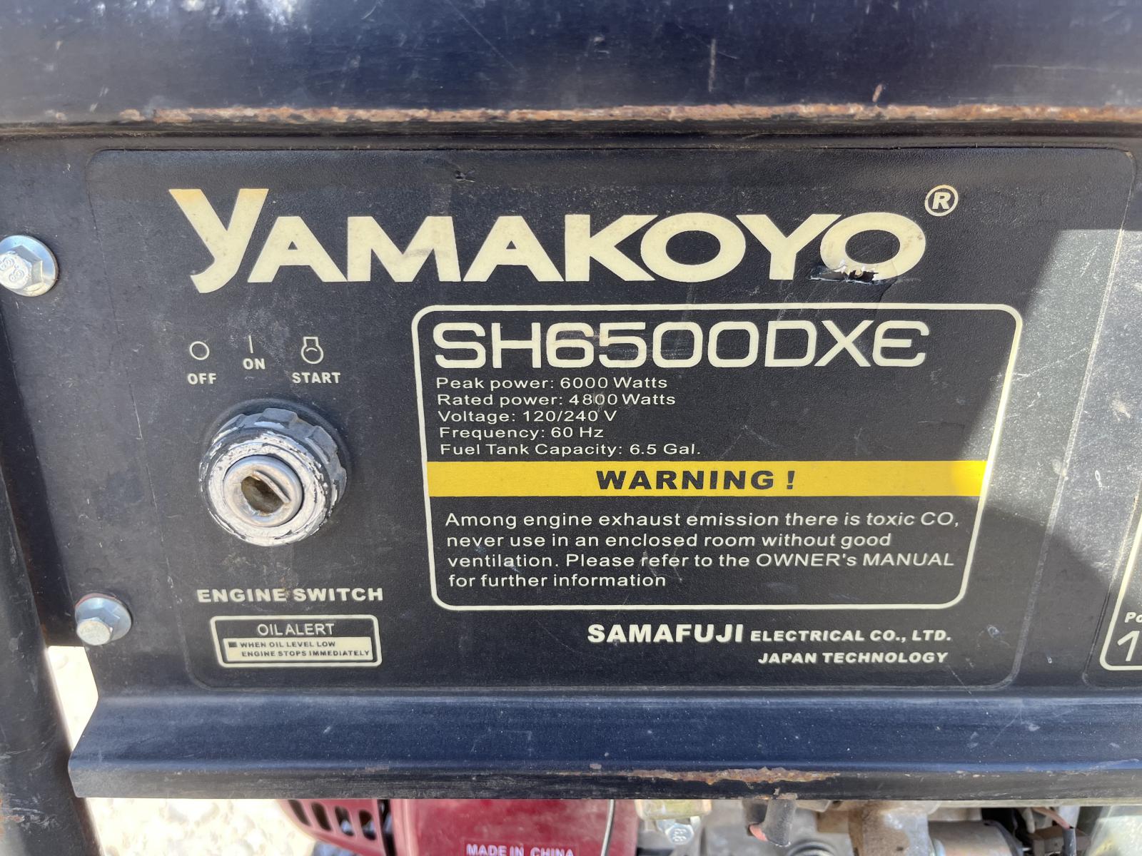 PLANTA DE LUZ YAMAKOYO SH6500DXE